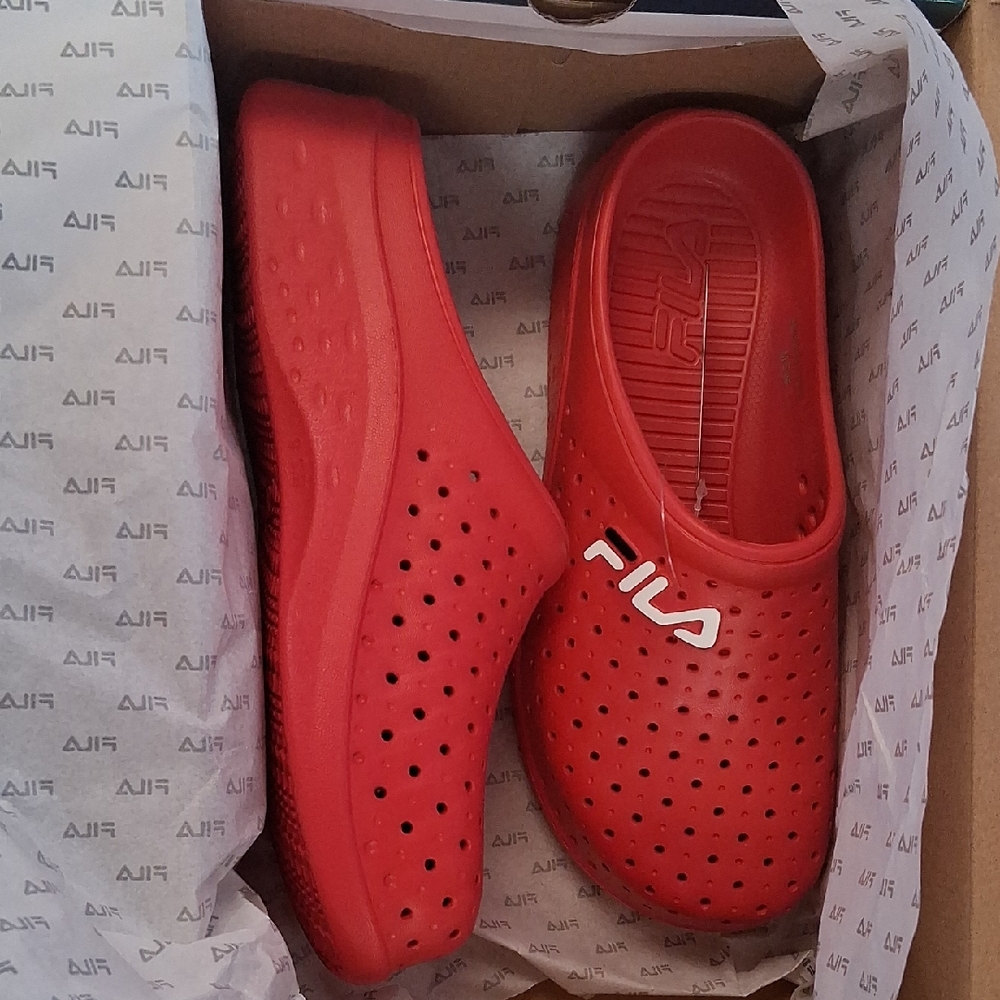 Fila Kids Vibrant Red Water Shoes